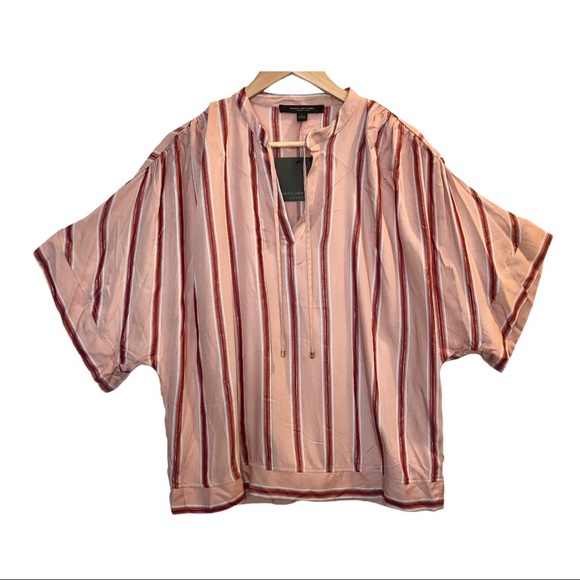 Andrew Marc Tops - Andrew Marc New York Metallic Striped Top~Sz Large